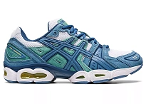 Фото № 1 с приближением к товару «‎ASICS Gel-Nimbus 9 Grey Floss Blue Green»