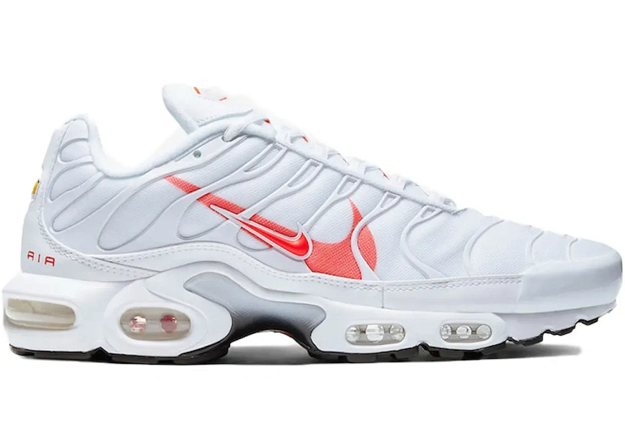 Фото № 1 с приближением к товару «‎Nike Air Max Plus White Crimson Swoosh»