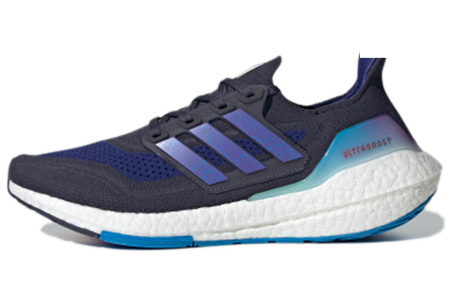 Фото № 1 с приближением к товару «‎adidas Ultraboost 21 Teaser Running Shoes Deep-Blue»