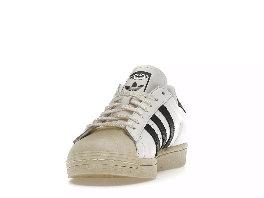 Фото № 5 с приближением к товару «‎adidas Superstar White Black Aged Sole»