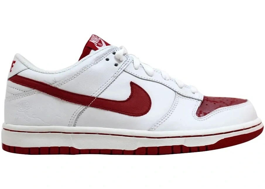 Фото № 1 с приближением к товару «‎Nike Dunk Low White/Varsity Red-White »