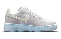 Фото № 2 с приближением к товару «‎Nike Air Force 1 Crater Flyknit (GS) BeigeWhiteBlue»