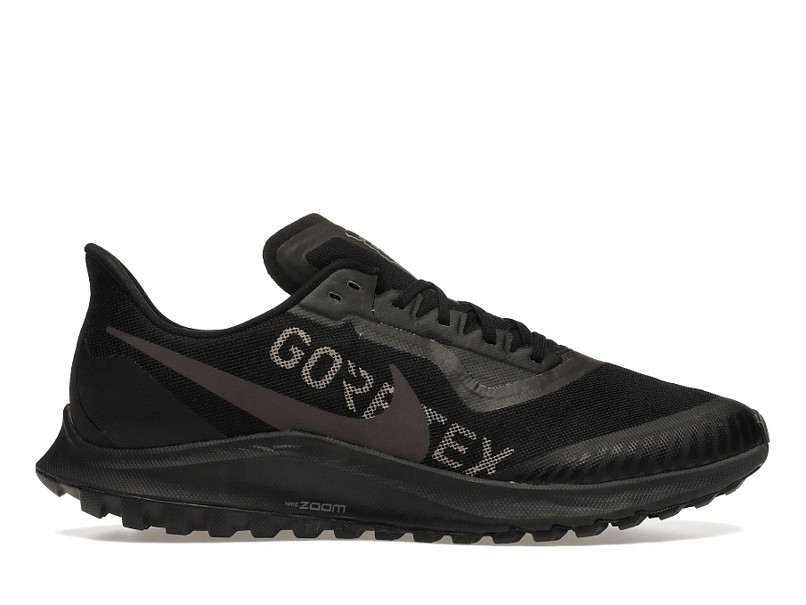 Фото № 1 с приближением к товару «‎Nike Zoom Pegasus 36 Trail Gore-tex Black»