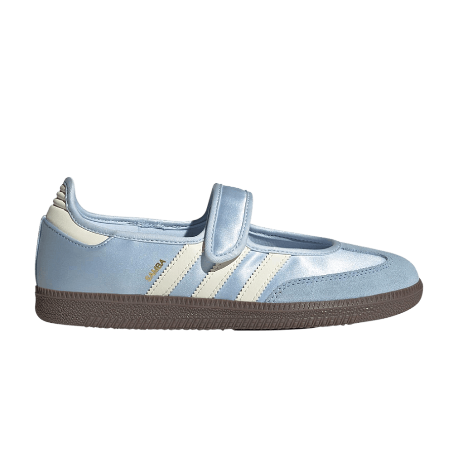 Фото № 1 с приближением к товару «‎adidas Women's Samba Jane Crystal Sky Cream White Gum (IH9206)»