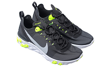 Фото № 3 с приближением к товару «‎Nike React Element 55 Black Volt Cool Grey (W)»