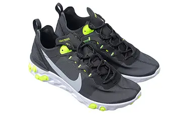 Nike React Element 55 Black Volt Cool Grey (W) - 5