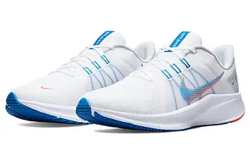 Nike Quest 4 Low-Top Running Shoes BlueWhite - 3