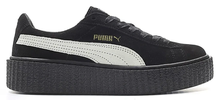Фото № 1 с приближением к товару «‎Puma Creepers Rihanna Fenty Black White »