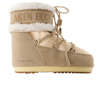 Фото № 1 с приближением к товару «‎Moon Boot Women's Icon Pearly Plus Boot Low Pale Peach Sand»