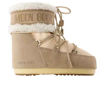 Moon Boot Women's Icon Pearly Plus Boot Low Pale Peach Sand - 1
