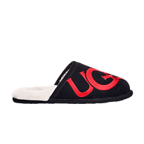Фото № 1 с приближением к товару «‎UGG Scuff Slipper Logo - Black Red»