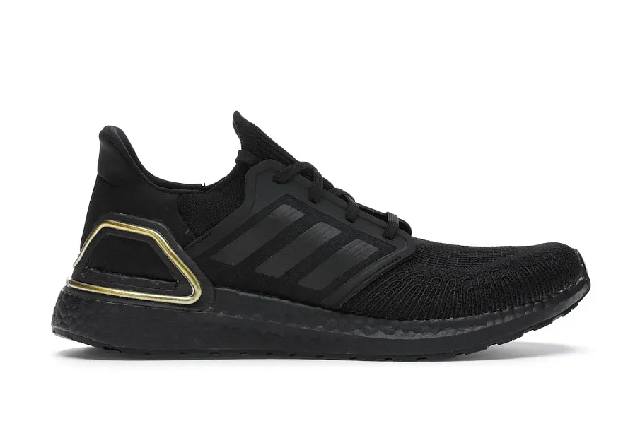 Фото № 1 с приближением к товару «‎adidas Ultra Boost 20 Core Black Gold Metallic»