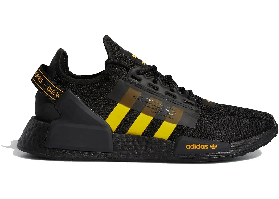 Фото № 1 с приближением к товару «‎adidas NMD R1 V2 Core Black Solar Gold»