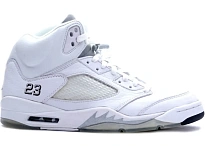 Фото № 1 с приближением к товару «‎Jordan 5 Retro Metallic White (2000)»