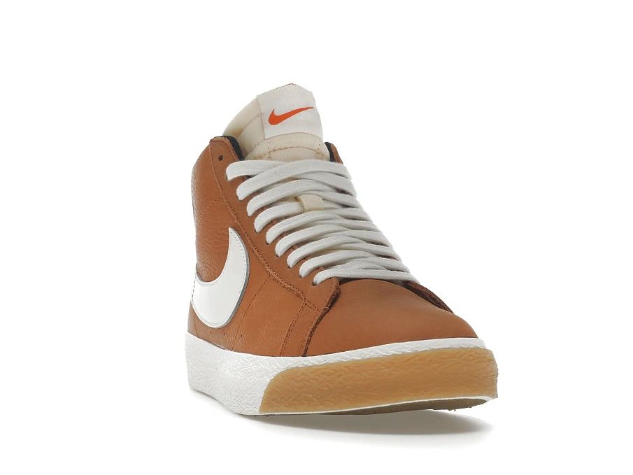 Фото № 2 с приближением к товару «‎Nike SB Zoom Blazer Mid ISO Dark Russet»