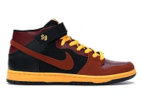 Фото № 1 с приближением к товару «‎Nike SB Dunk Mid Ostrich Team Red»