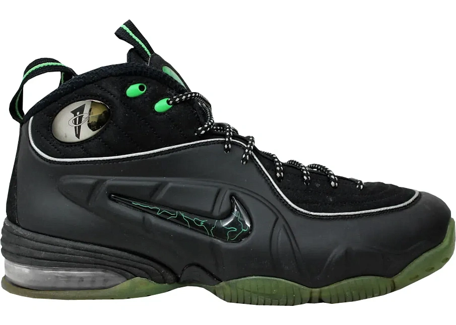 Фото № 1 с приближением к товару «‎Nike Air 1/2 Cent Black Green Spark»