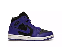 Фото № 1 с приближением к товару «‎Jordan 1 Mid Purple Black »