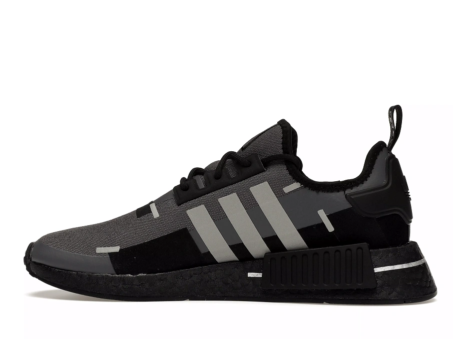 Фото № 2 с приближением к товару «‎adidas NMD R1 Black Carbon Metallic»