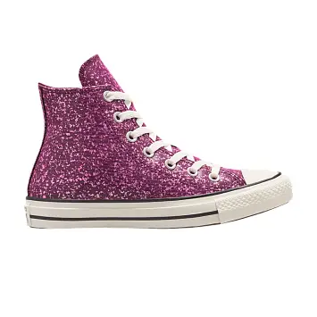 Converse Women's Chuck Taylor All Star High Glitter - Orchid Abyss - 1