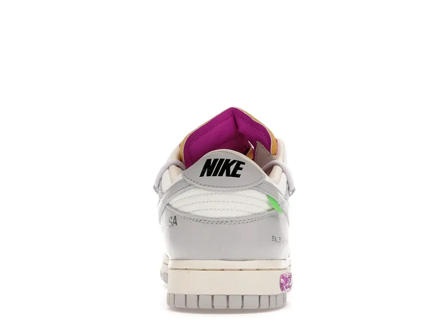 Фото № 4 с приближением к товару «‎Nike Dunk Low Off-White Lot 3»