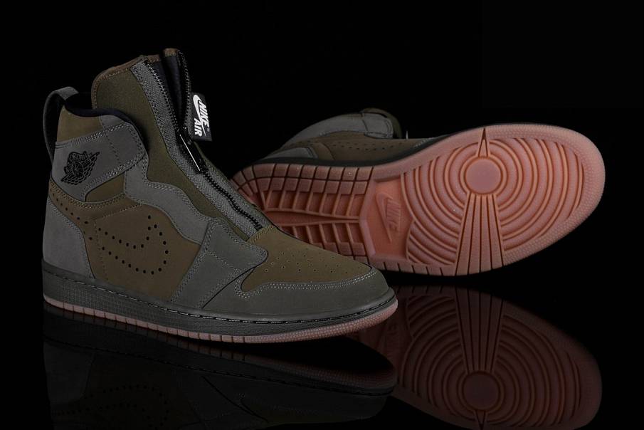 Фото № 2 с приближением к товару «‎Nike Air Jordan 1 Zip Military »