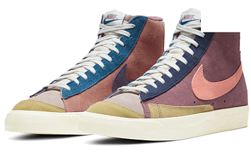 Nike Blazer Mid'77 VNTG WE Suede blueyellowbrown - 5