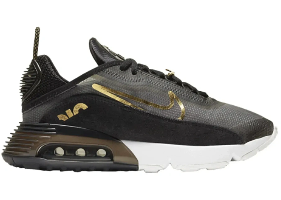 Фото № 1 с приближением к товару «‎Nike Air Max 2090 Black Metallic Gold White »