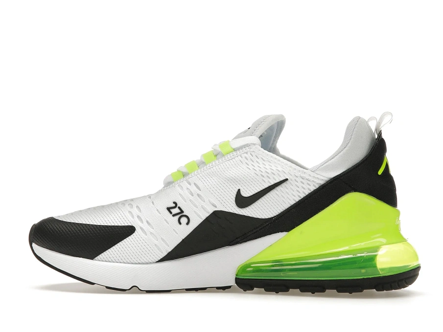 Фото № 6 с приближением к товару «‎Nike Air Max 270 White Black Volt»