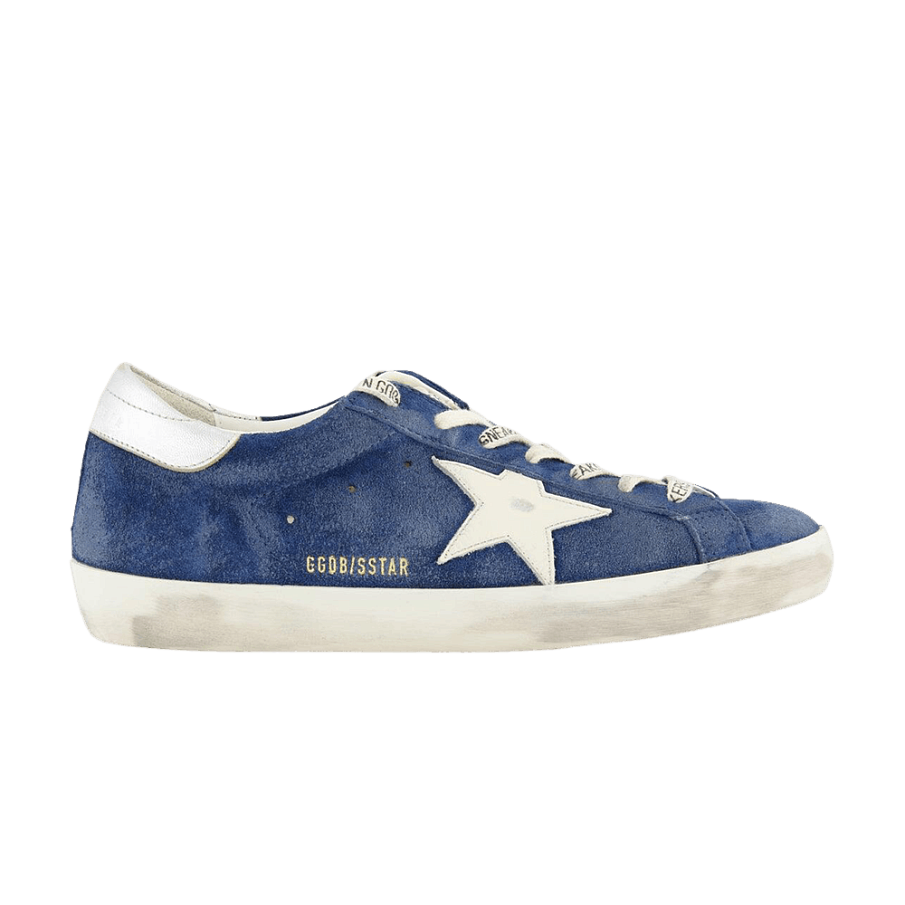 Фото № 1 с приближением к товару «‎Golden Goose Superstar Aviator Blue Cream Silver»