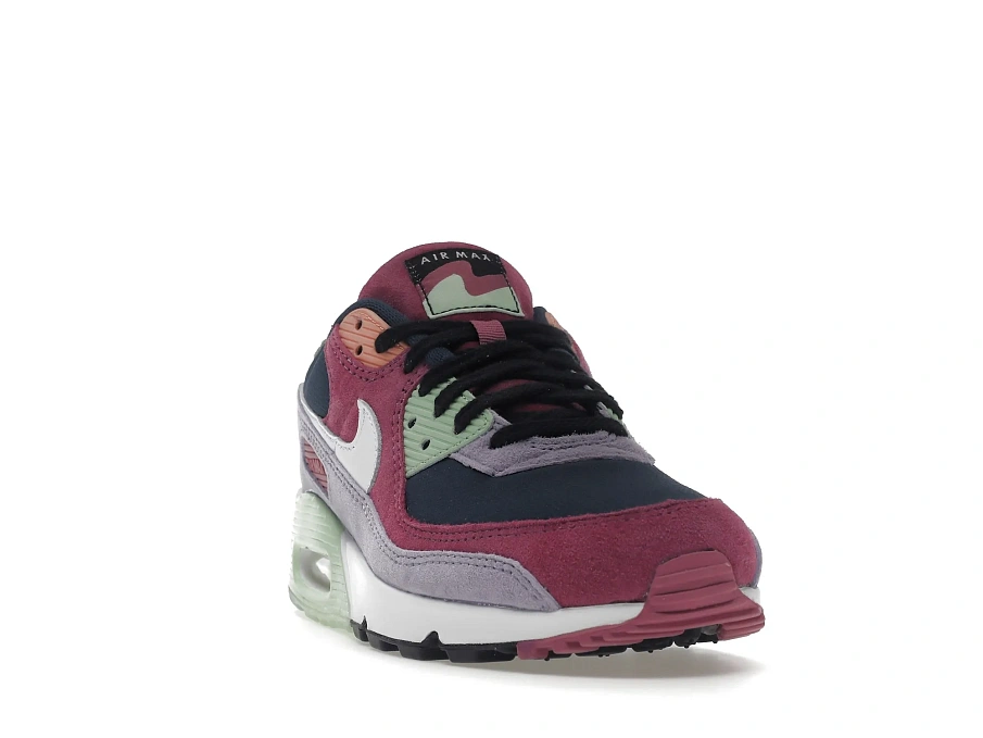 Фото № 2 с приближением к товару «‎Nike Air Max 90 NRG Light Bordeaux Armory Navy»