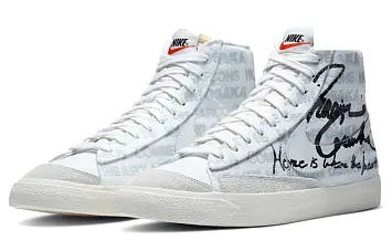 Comme des Garcons x Naomi Osaka x Nike Blazer Mid WhiteBlack - 3