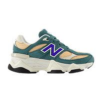 Фото № 1 с приближением к товару «‎New Balance 9060 Little Kid New Spruce Peach Blossom»