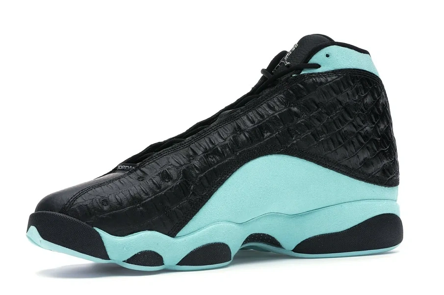 Фото № 4 с приближением к товару «‎Jordan 13 Retro Black Island Green»