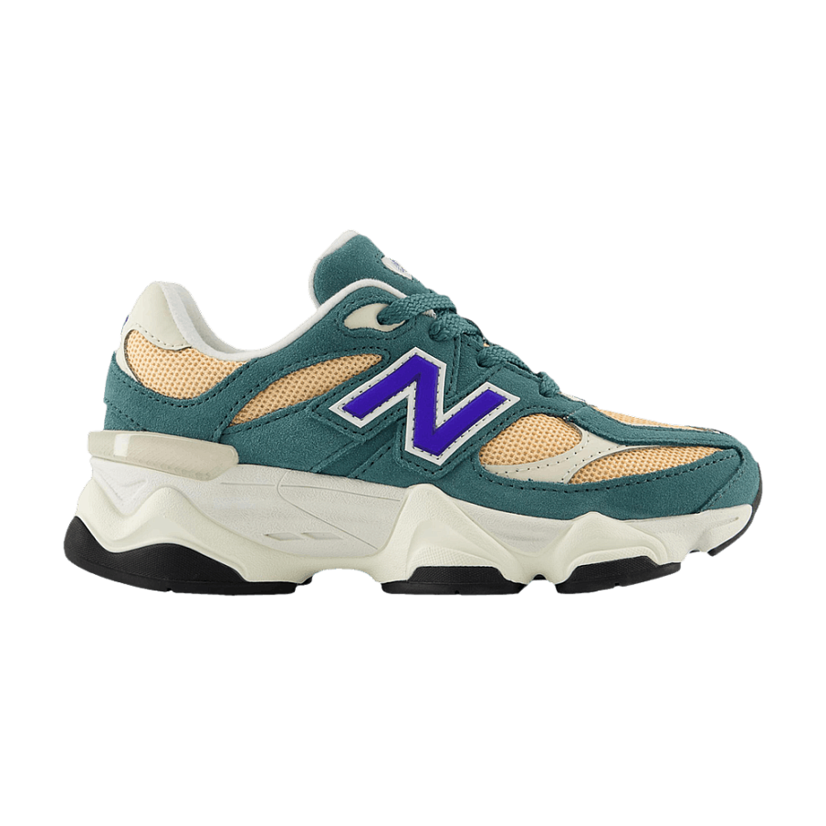Фото № 1 с приближением к товару «‎New Balance 9060 Little Kid New Spruce Peach Blossom»