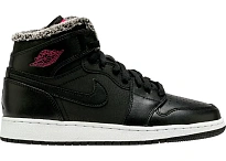Фото № 1 с приближением к товару «‎Jordan 1 Retro High Fleece Black Pink »