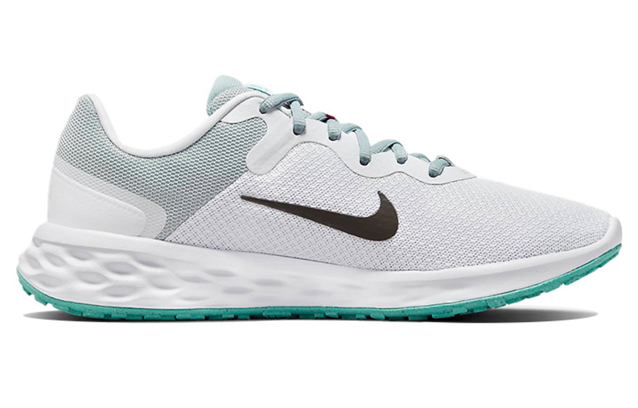 Фото № 2 с приближением к товару «‎Nike Wmns Revolution 6 Next Nature Low-Top Running Shoes GrayGreen»