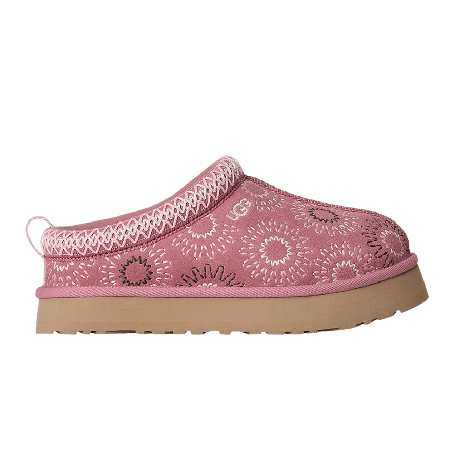 Фото № 1 с приближением к товару «‎UGG Tazz Sun Stitch Slipper Kids Horizon Pink»