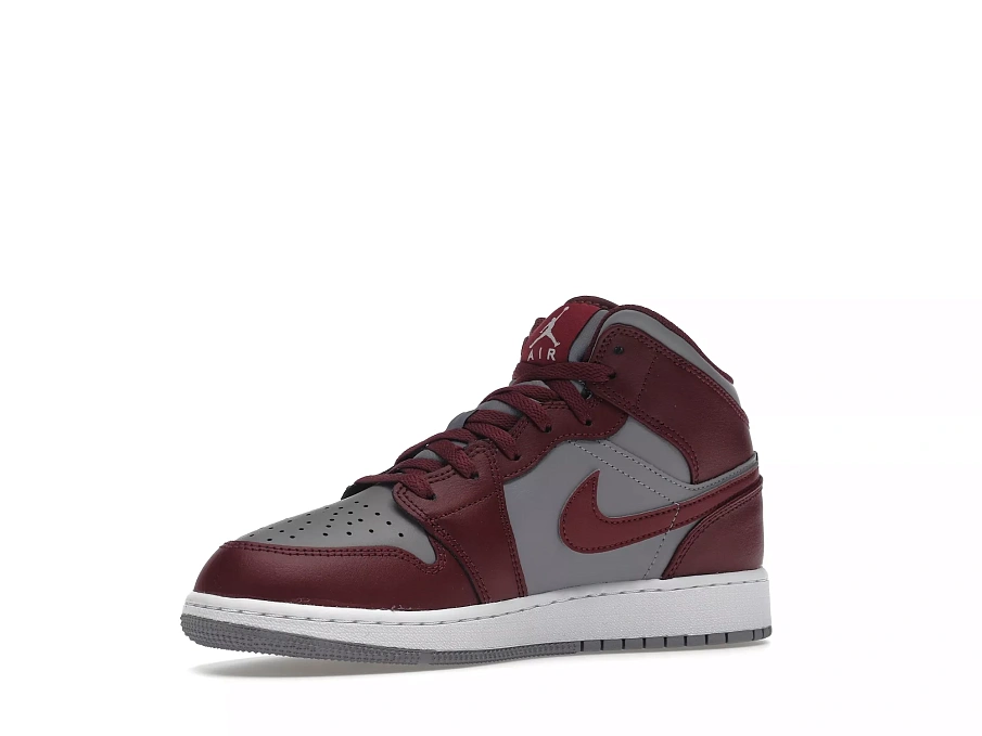 Фото № 4 с приближением к товару «‎Jordan 1 Mid Cherrywood Red »