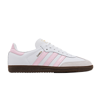 Фото № 1 с приближением к товару «‎adidas Samba OG J White Clear Pink Gum»
