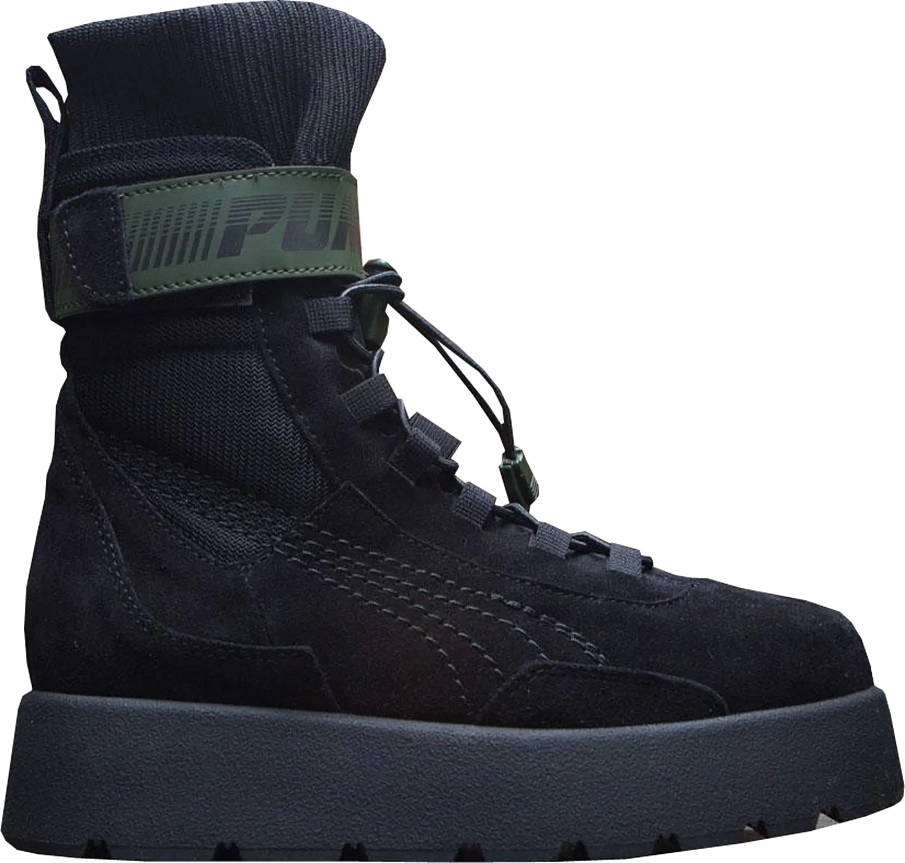 Фото № 1 с приближением к товару «‎Puma Scuba Boot Rihanna Fenty Black »
