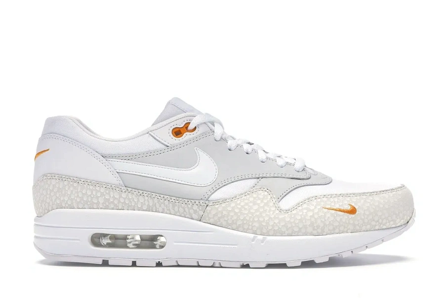 Фото № 1 с приближением к товару «‎Nike Air Max 1 White Kumquat»