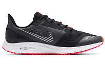 Фото № 2 с приближением к товару «‎Nike Air Zoom Pegasus 36 Shield BlackWhiteRed»