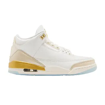 Women's Air Jordan 3 Champagne and Oysters - 1