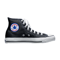 Фото № 1 с приближением к товару «‎Converse Chuck Taylor All Star Leather Hi Black»