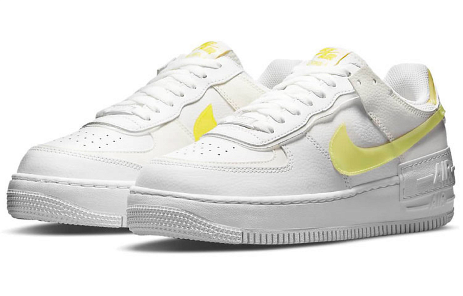 Фото № 3 с приближением к товару «‎Nike Air Force 1 Shadow WhiteYellow»