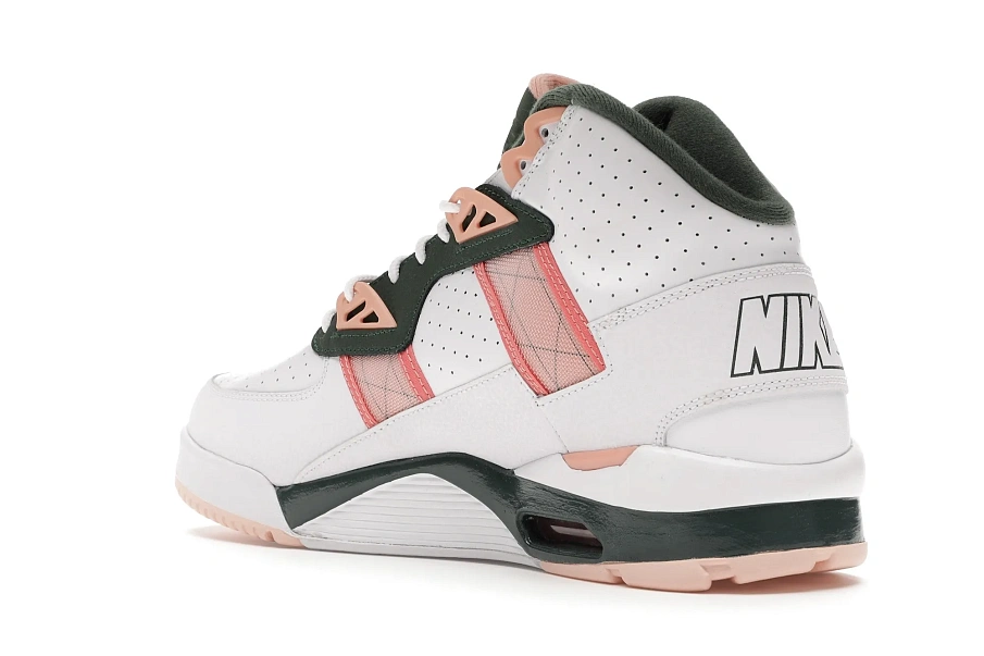 Фото № 6 с приближением к товару «‎Nike Air Trainer SC High White Pink Green»