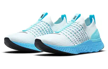 Nike React Phantom Run Flyknit 2 WhiteBlue - 5