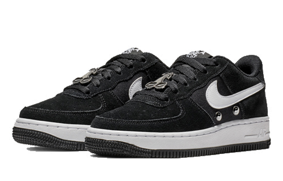 Фото № 3 с приближением к товару «‎Nike Air Force 1 Low Gs 'Have A Nike Day - Black'»