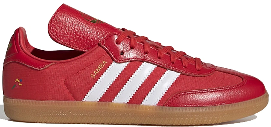 Фото № 1 с приближением к товару «‎adidas Samba OG Oyster Holdings Red»